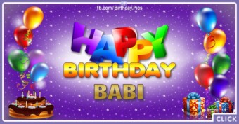 Happy Birthday Babi