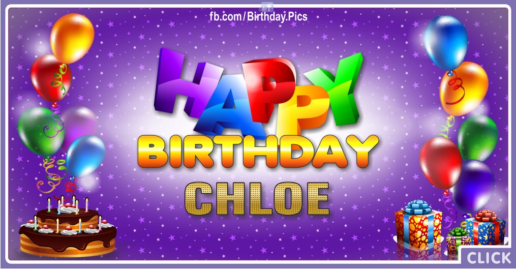 Happy Birthday Chloe - 2