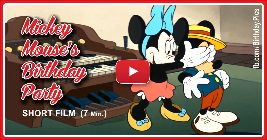 Mickey Mouse surprise birthday party - short film -1a