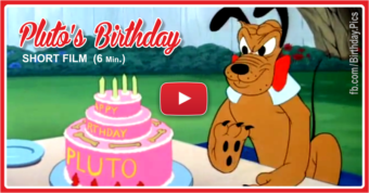 Pluto's birthday party - Mickey Mouse short film -1a