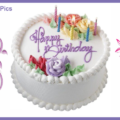 White cake birthday card - 050