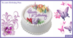 Happy Birthday Wish Messages with White Cake