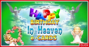 happy birthday in heaven
