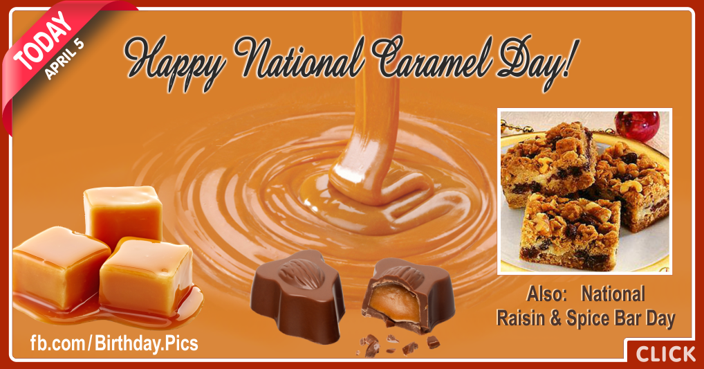 Happy National Caramel Day Card