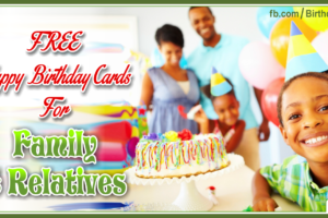 Birthday Cards For Family And Relatives