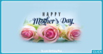 Happy mothers day - green blue