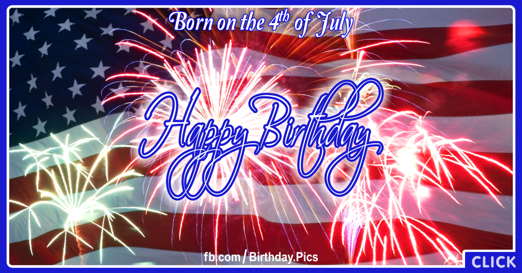 4th July Happy Birthday