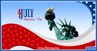 4th July Independence Day card 15