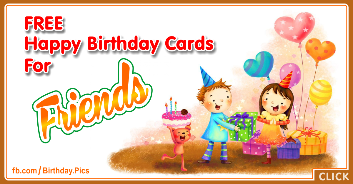 facebook birthday cards for friends