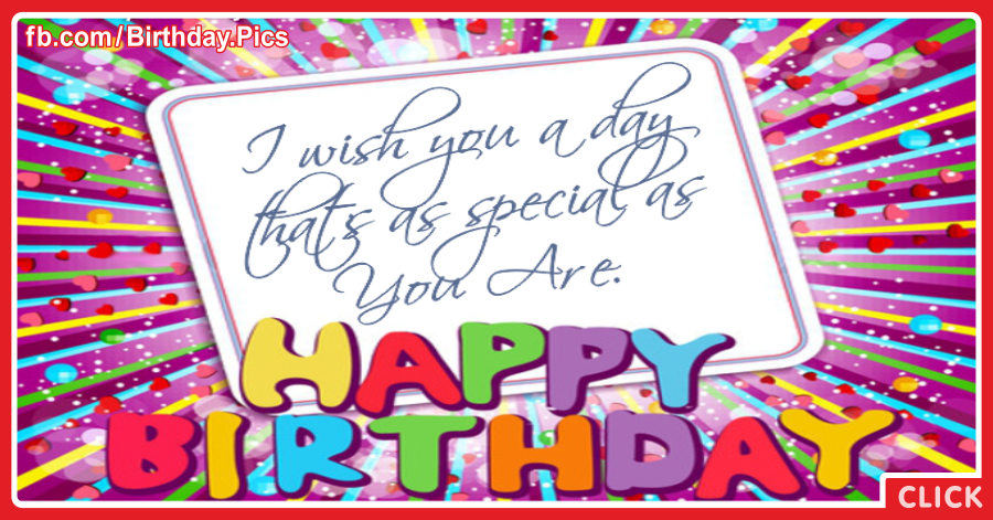 Colorful Letters Happy Birthday Card for celebrating