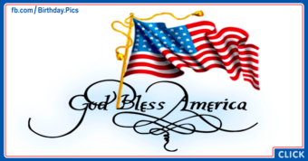 God bless America card 13