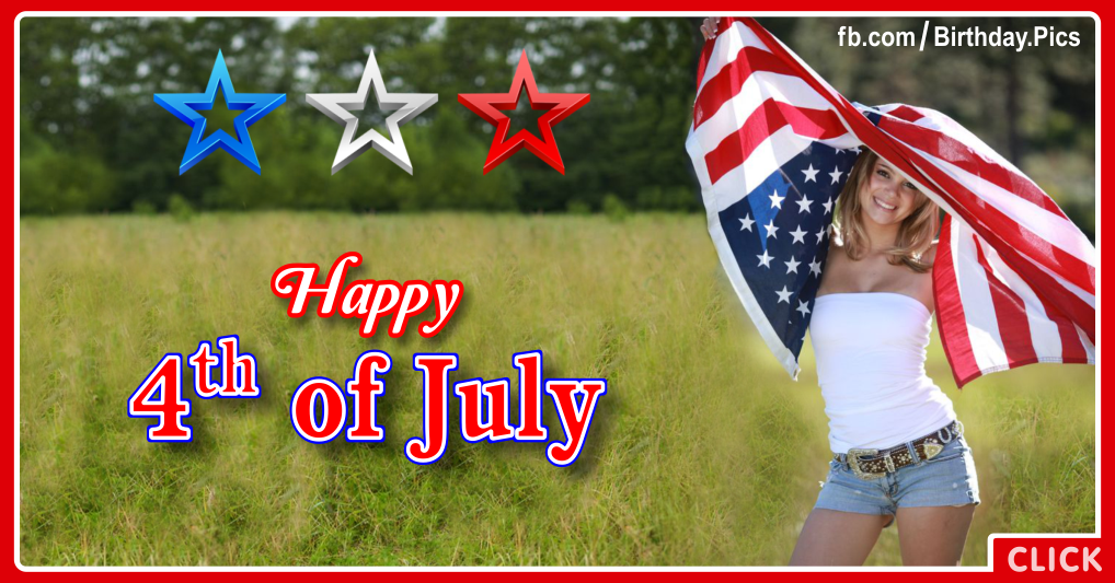 Happy 4th of July Card 18 for celebrating