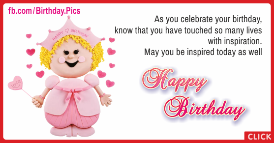 Have Touched Lives Happy Birthday Card for celebrating