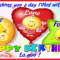 Laughter Love Fun Happy Birthday Card