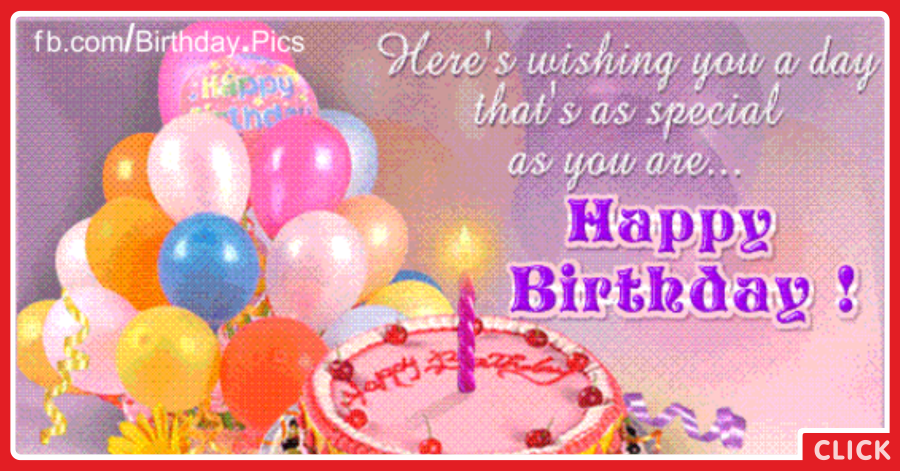 Pastel Balloons Happy Birthday Card for celebrating