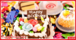 Pastel Colors Cake Happy Birthday Card