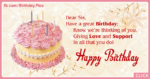 Pink Cake On Yellow Happy Birthday Card