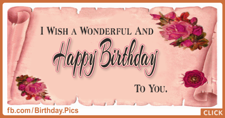 Today Is Your Birthday Pinky Happy Birthday Card