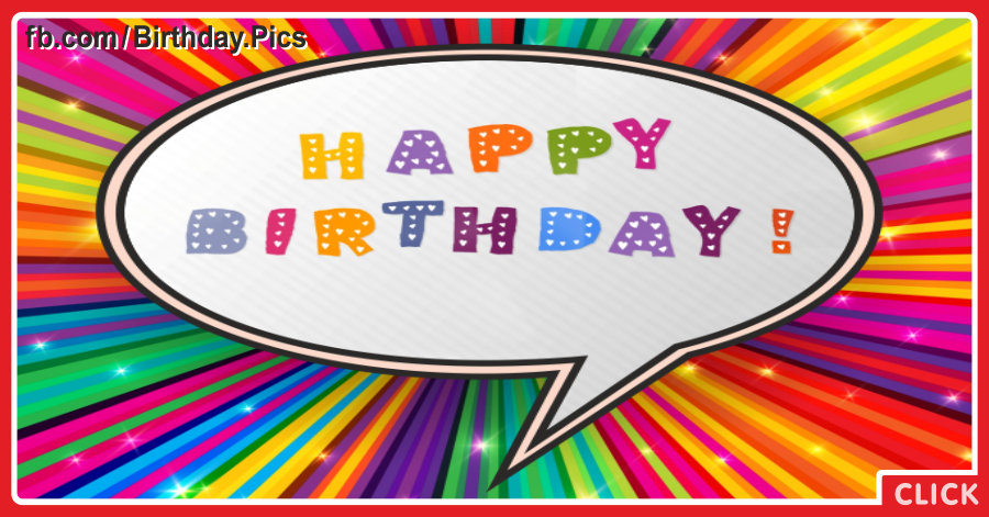 Talking Balloon Happy Birthday Card for celebrating