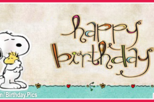 Snoopy Graffiti Happy Birthday Card For You