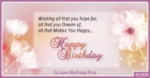 Soft Romantic Happy Birthday Card