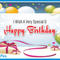Very Special Happy Birthday Card