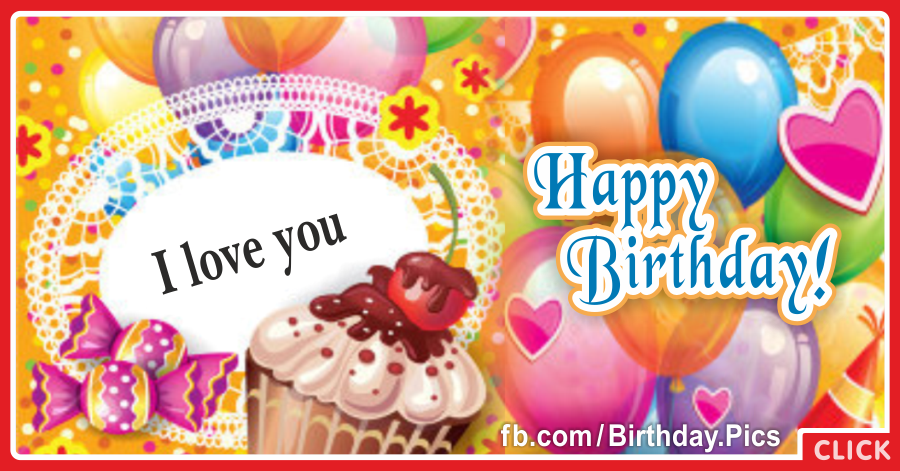 Vibrant Colors Balloons Happy Birthday Card for celebrating
