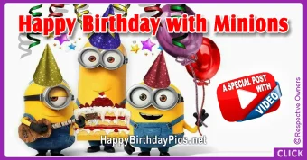 Minions happy birthday video - featured 1
