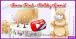 Forever Friends Birthday Pyramid Clip Video Birthday Card 1