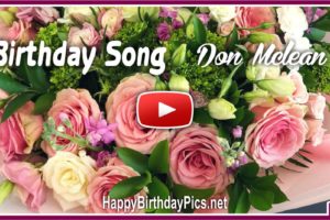 Don McLean Birthday Song With Lyrics