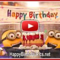 Happy birthday with minions video featured