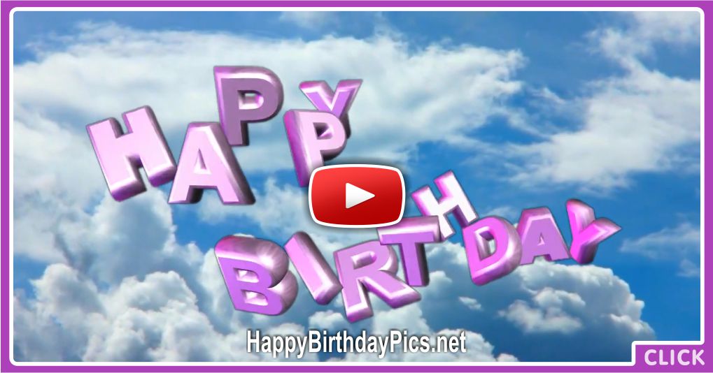 Happy Birthday Animation Video For You Card