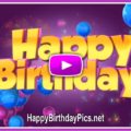 3D Birthday Message Dancing Letters - featured