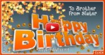 Happy Birthday Brother Wishes From Sister - featured