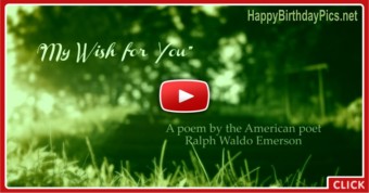 My wish for you on your birthday - featured