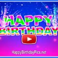 Colorful happy birthday motion video - featured