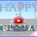 Happy birthday cake 3d animation with a bunny - featured