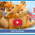 Chipmunks Happy Birthday Song