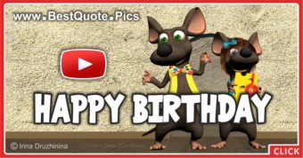Mice Singing Happy Birthday