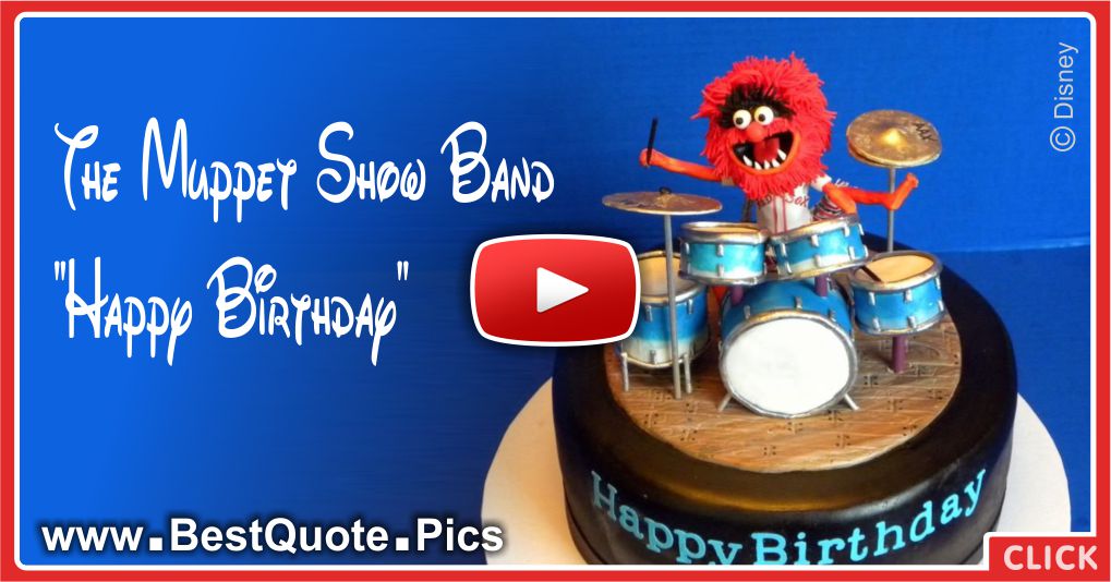 The Muppet Show Band Happy Birthday Song Video Happy Birthday