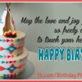 Tepee Happy Birthday Cake