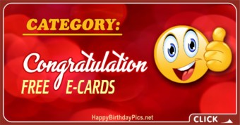 category of greeting and congratulations cards