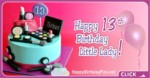 13th-Birthday Cake