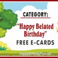 category happy belated birthday