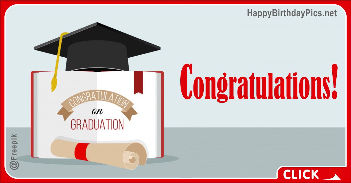 Congratulations on Graduation Equivalents