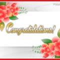 Congratulations with Flowers