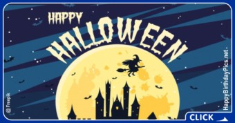 Happy Halloween Witch Design