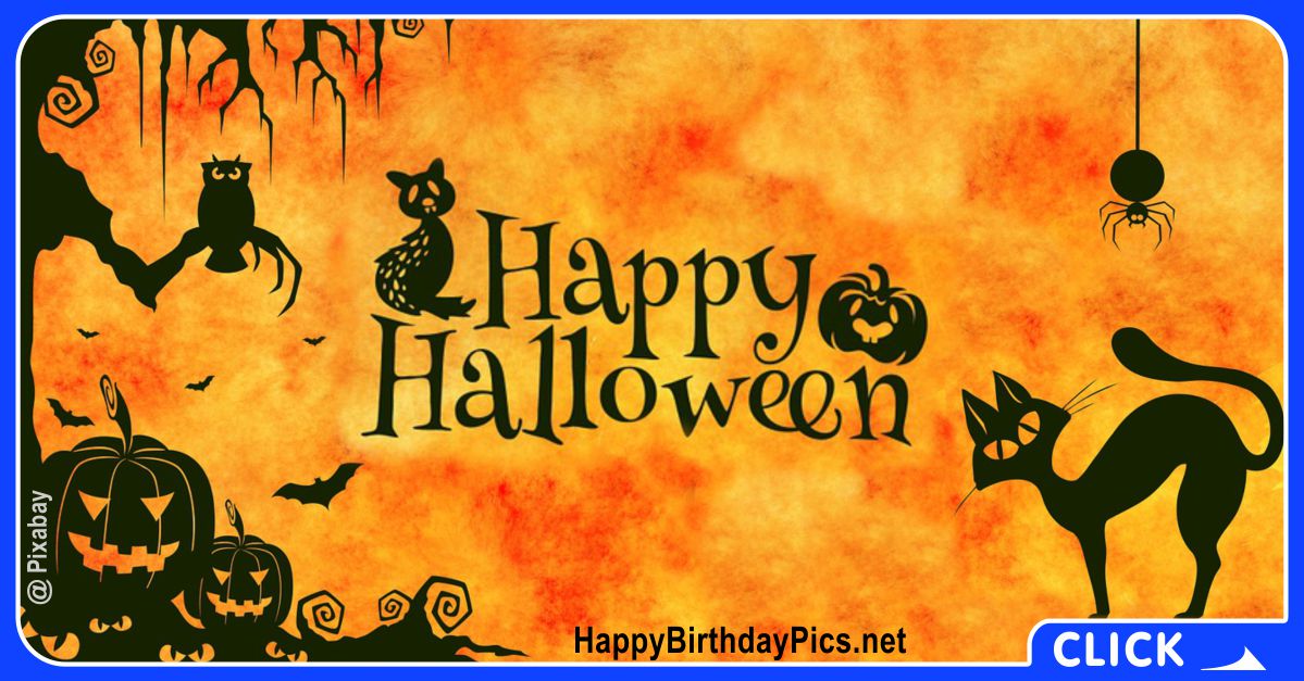 Happy Halloween Black Cats Equivalents