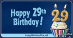 Happy 29th Birthday Cupcake