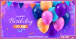Happy Birthday to Me with Colorful Party